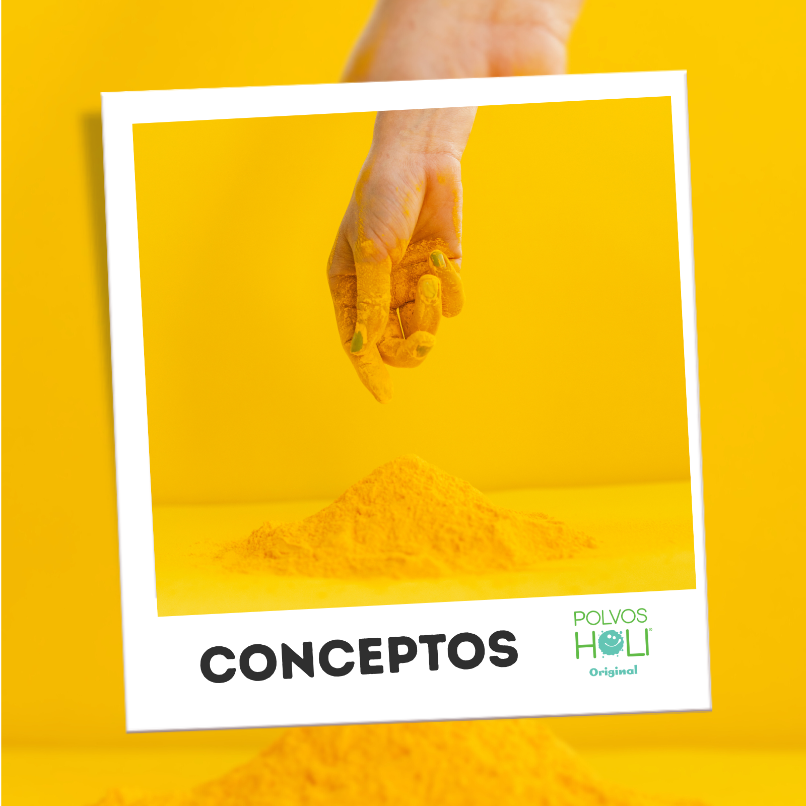 Cubo 25 kg Polvos Holi Frutal - Amarillo Vainilla