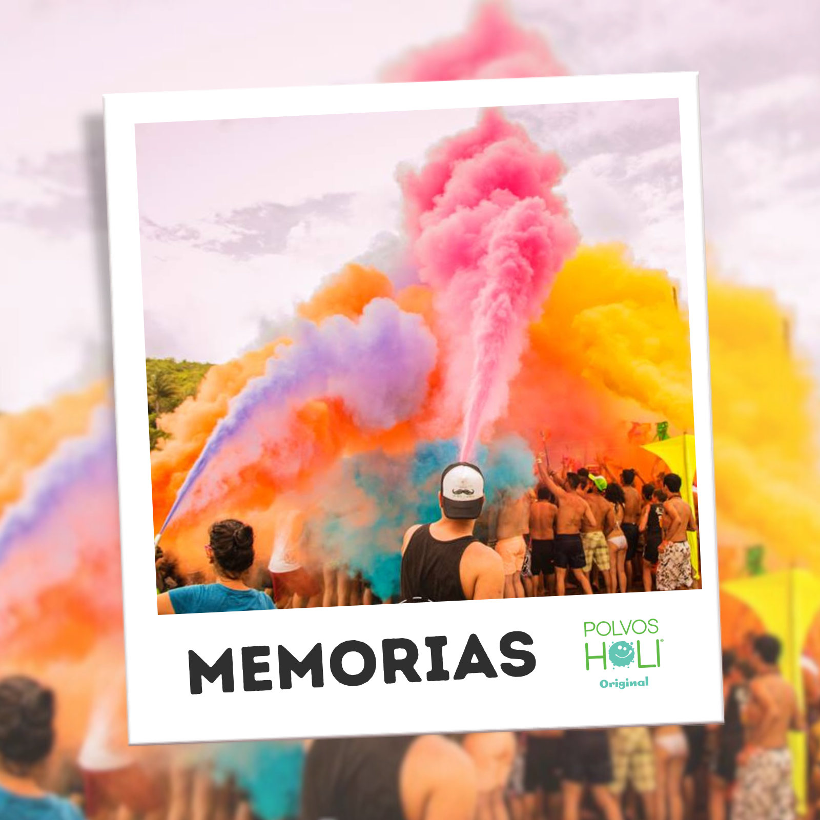 Cubo 25 kg Polvos Holi Original - Fucsia