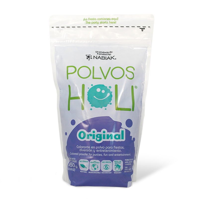 Maxibolsa de 650 g Polvos Holi Original - Morado