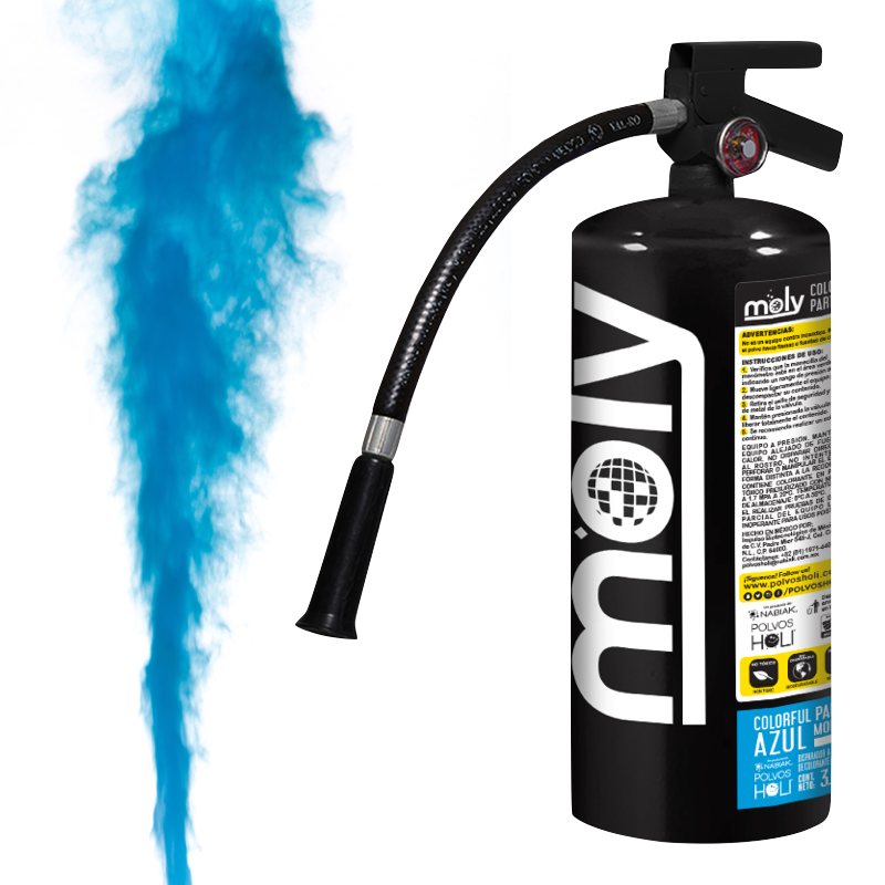 Disparador MOLY 3 KG Colorful Party Azul Mora