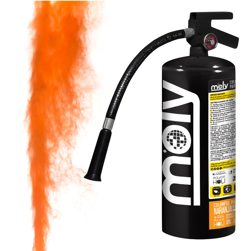 Disparador MOLY 3 KG Colorful Party Naranja Durazno