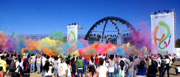 Holi Festival of Colours Mexico