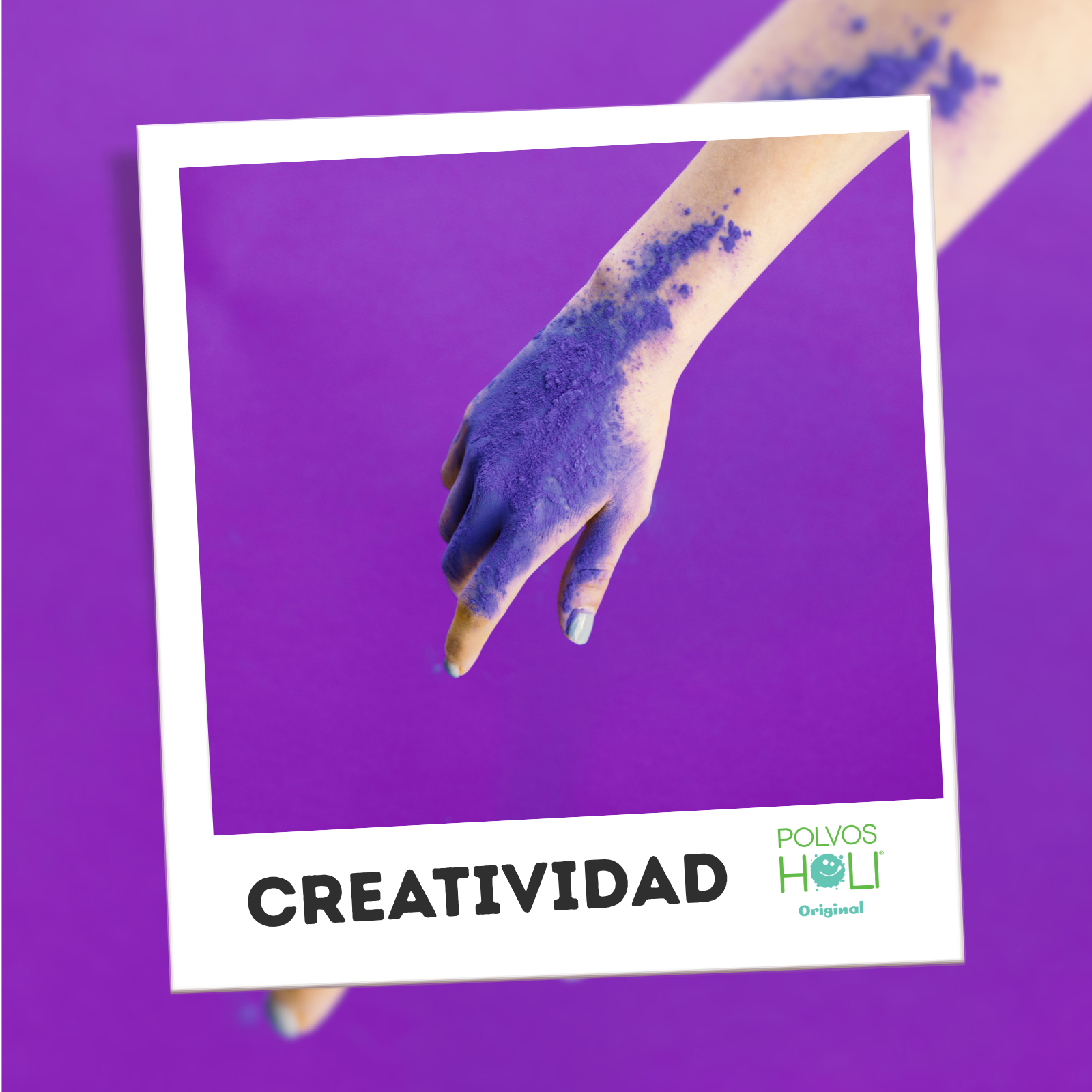 Cubeta de 5 kg Polvos Holi Original - Morado