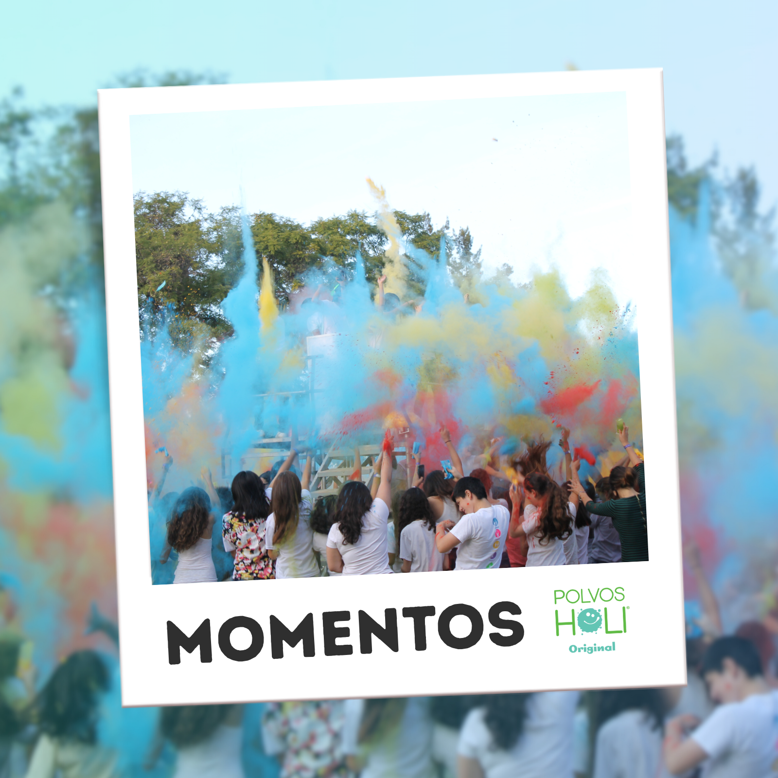 Cubeta de 5 kg Polvos Holi Frutal - Azul Mora