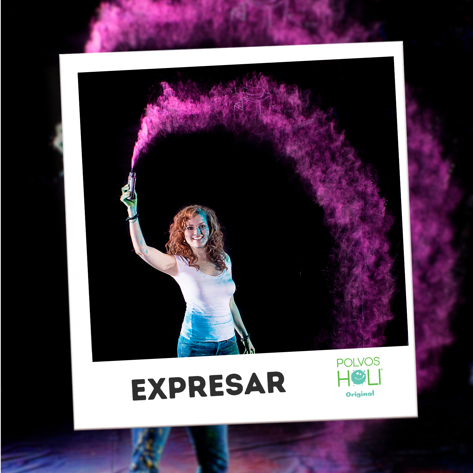 Cubeta de 5 kg Polvos Holi Original - Morado