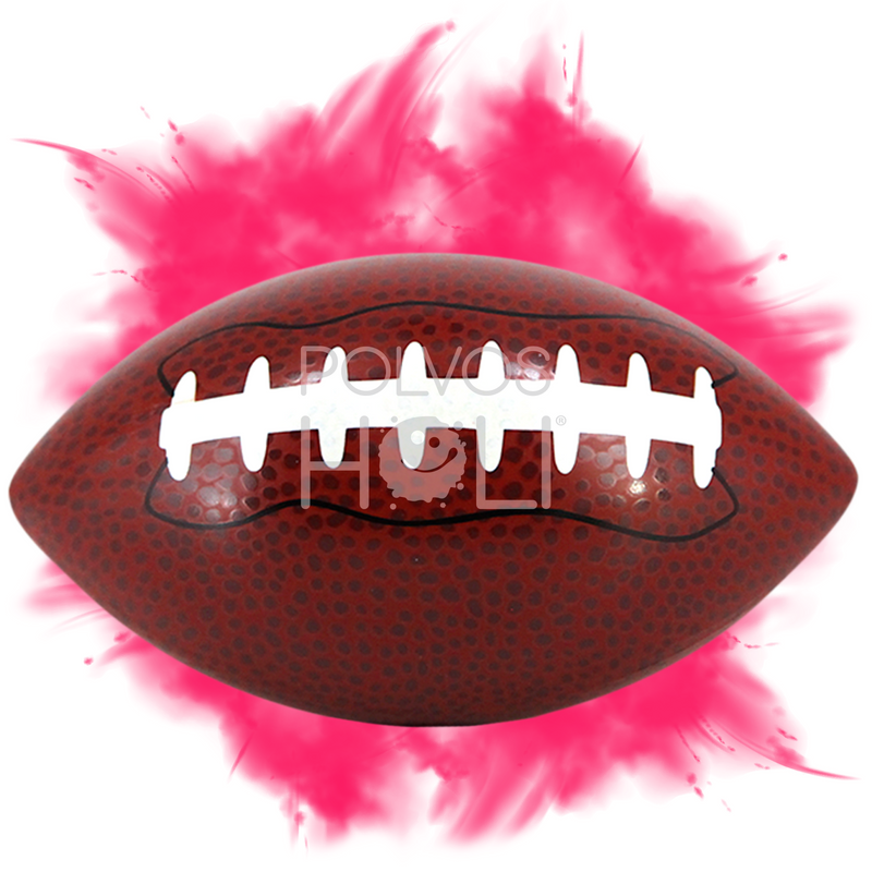 Balón de Fútbol Americano para Gender Reveal Rosa-Fresa