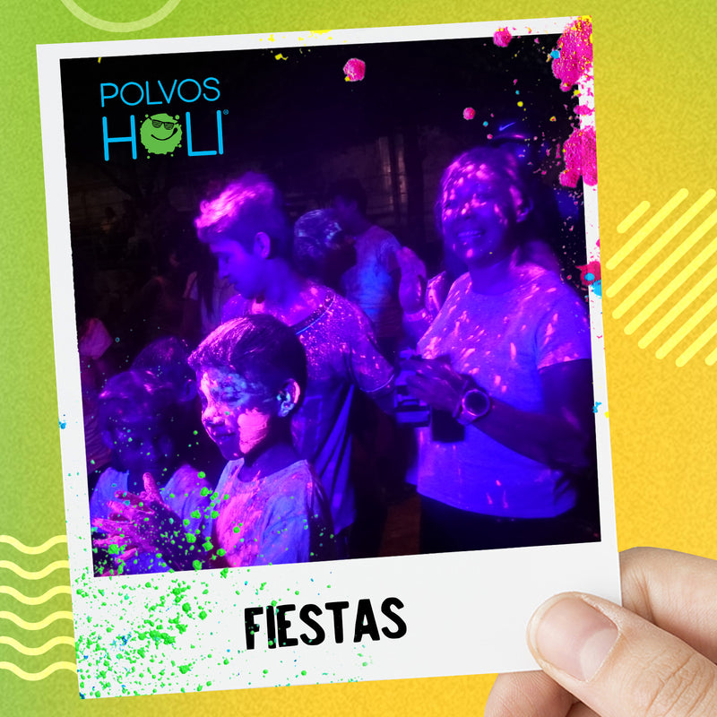 Bolsa individual de 75 g Polvos Holi Glow - Amarillo