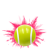 Pelota de Tennis para Gender Reveal Rosa - Fresa